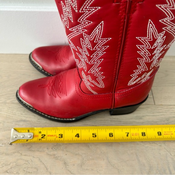 Durango Kid’s red cowboy boots size 12.5 - Picture 8 of 8
